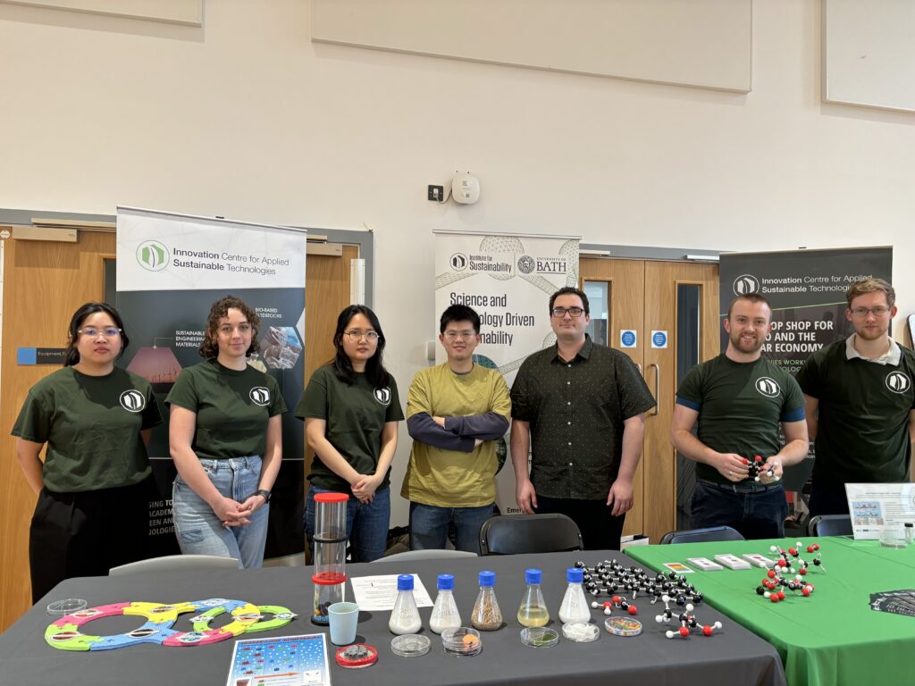 Dr. Neil A. Byrnes representing the Institute for Sustainability (University of Bath) at the Festival of Tomorrow 2024